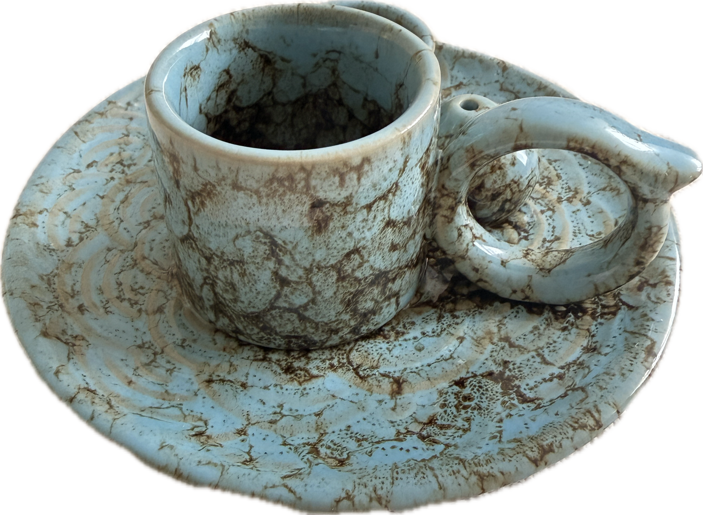 Ceramic 4 in 1 Incense & Candle Holder
