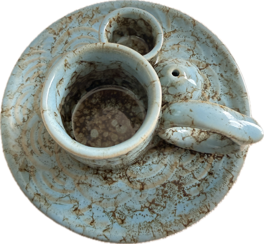 Ceramic 4 in 1 Incense & Candle Holder